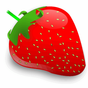 clipart-strawberry-clipart-a-strawberry-with-green-leaves-on-it