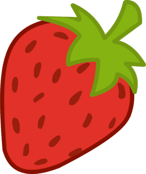 clipart-strawberry-clipart-a-strawberry-with-green-stem-two