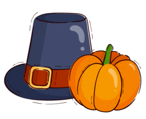 clipart-thanksgiving-clipart-a-pilgrim-hat-and-pumpkin
