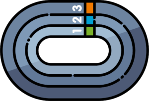 clipart-track-clipart-a-blue-circle-with-green-and-orange-arrow
