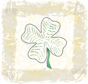 clover-clipart-a-square-shaped-abstract-design-with-yellow-and-black-background