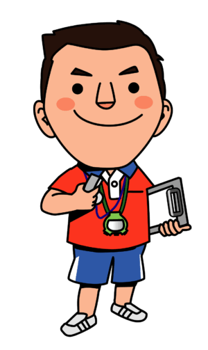 coach-clipart-a-boy-holding-medal-and-cell