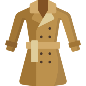 coat-clipart-a-brown-coat-with-belt