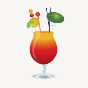 cocktail-clipart-a-cocktail-with-cherry-and-umbrella