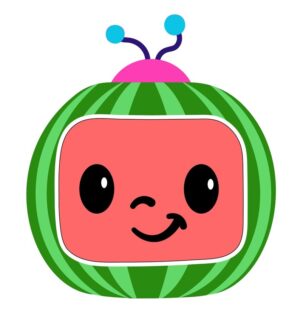 cocomelon-clipart-a-watermelon-with-face-and-eyes