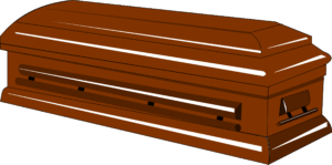 coffin-clipart-a-brown-casket-with-white-stripe