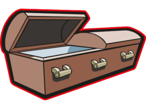 coffin-clipart-a-brown-chest-with-white-lid