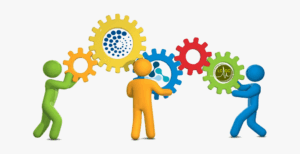 collaboration-clipart-people-holding-gears-and