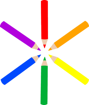 colored-pencils-clipart-a-rainbow-colored-pencils-arranged-in-circle