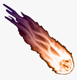 comet-clipart-a-fire-on-white-background