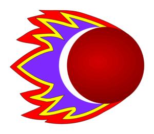 comet-clipart-a-red-ball-with-yellow-flame-around-it