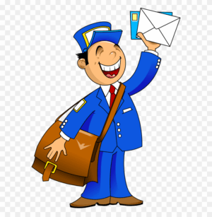 community-helpers-clipart-a-cartoon-character-holding-letter-and-bag