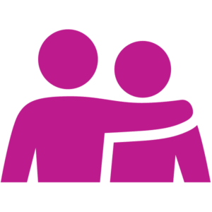 compassion-clipart-a-purple-icon-of-two-people-hugging