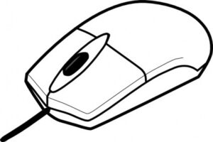 computer-mouse-clipart-a-computer-mouse-with-black-and-white-outline