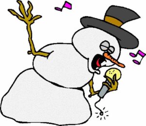 concert-clipart-a-snowman-with-hat-and-on-his-head