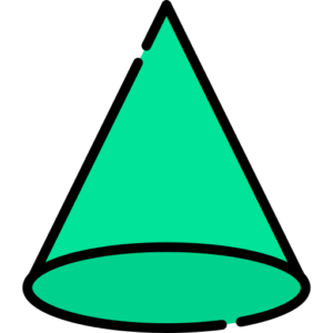 cone-clipart-a-green-cone-with-black-background