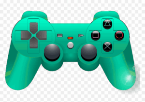 controller-clipart-a-green-controller-with-buttons-and