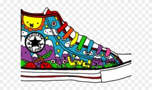 converse-clipart-a-pair-of-sneakers-with-colorful-designs-on-them