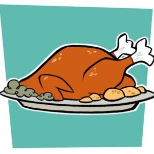 cooked-turkey-clipart-a-turkey-on-plate-with-knife