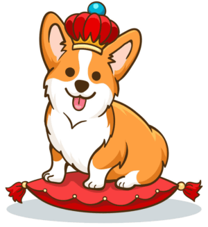 corgi-clipart-a-corgy-dog-with-crown-on-his-head
