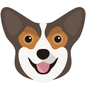 Corgi Clipart A Dog With Brown And White Face