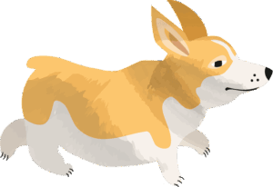 corgi-clipart-a-dog-with-brown-and-white-face-two