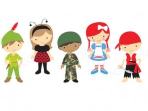 costume-clipart-a-group-of-children-dressed-as-pirates