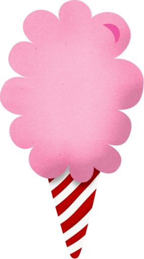 cotton-candy-clipart-a-pink-ice-cone-with-striped-red-and-white-stripe