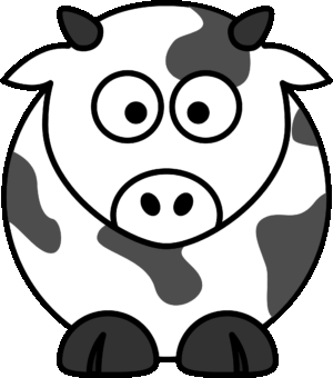 cow-clipart-black-and-white-a-black-and-white-cow-with-big-nose