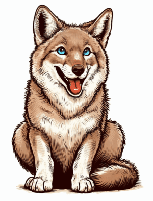 coyote-clipart-a-dog-with-blue-eyes-and-smile