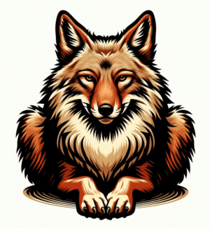 coyote-clipart-a-wolf-with-big-head-and-tail