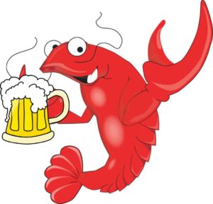 crawfish-clipart-a-cartoon-lobster-with-beer-mug
