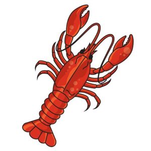 crawfish-clipart-a-lobster-on-white-background