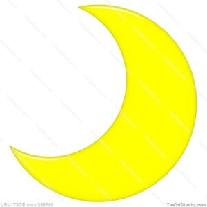 crescent-moon-clipart-a-yellow-crescent-with-white-background