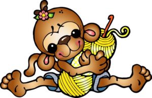 crochet-clipart-a-teddy-bear-with-cup-of-coffee
