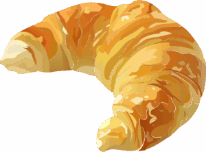 croissant-clipart-a-cat-is-laying-down-on-the-floor