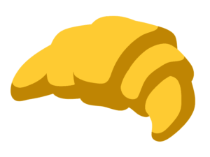 croissant-clipart-a-yellow-bread-with-slice-cut-in-half