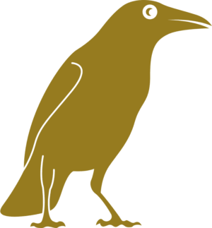 crow-clipart-a-bird-silhouetted-on-black-background-two