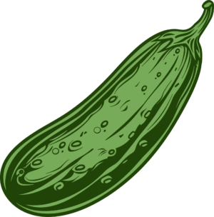 cucumber-clipart-a-green-pickle-on-black-background
