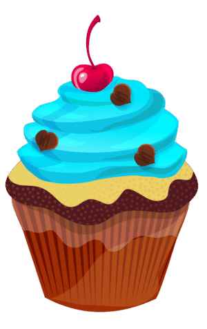cupcakes-clipart-a-cupcake-with-blue-frosting-and-cherry-on-top