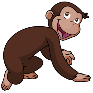 curious-george-clipart-a-cartoon-monkey-with-its-mouth-open