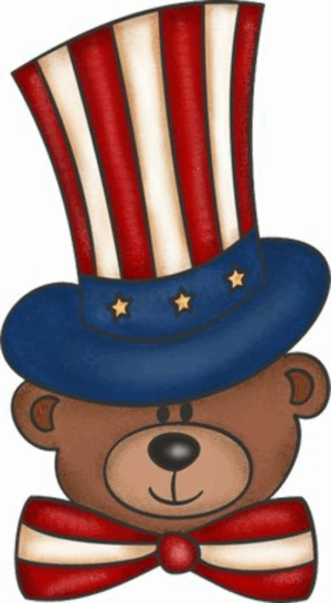 cute-4th-of-july-clipart-a-teddy-bear-wearing-top-hat-and-bow-tie