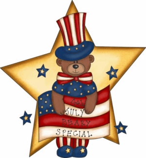 cute-4th-of-july-clipart-a-teddy-bear-with-star-and-banner-that-says-july