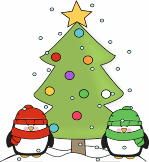 cute-christmas-tree-clipart-a-christmas-tree-with-penguins-and-star