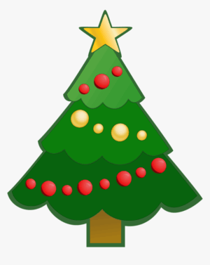 cute-christmas-tree-clipart-a-christmas-tree-with-red-balls-and-star-on-top
