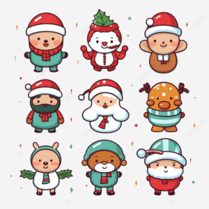 cute-cute-christmas-clipart-christmas-characters-set-characters-png