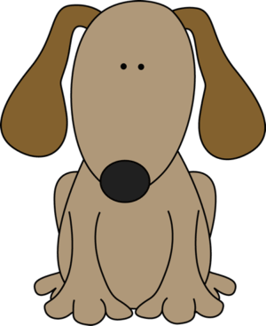 cute-dog-clipart-a-brown-dog-with-black-nose