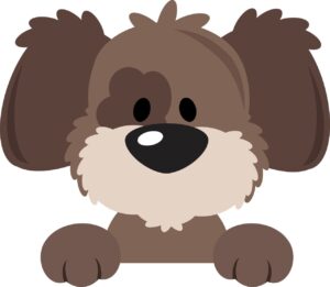cute-dog-clipart-a-brown-dog-with-black-nose-and-white