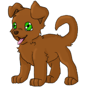 cute-dog-clipart-a-brown-dog-with-green-eyes-and-pink-tongue