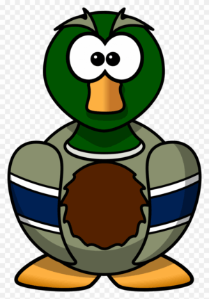 cute-duck-clipart-a-cartoon-duck-with-football-jersey